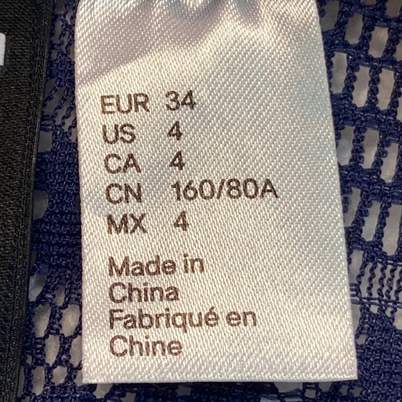 Divided H&M Navy Skater Dress Size 4 Career, Dressy - Picture 7 of 11